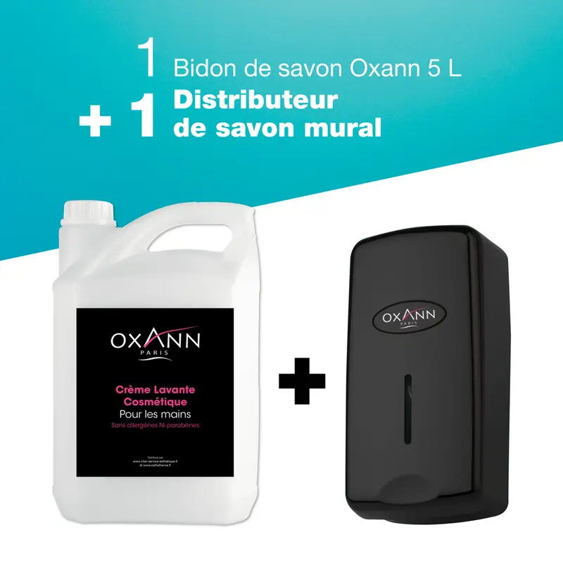 1 bidon creme lavante + 1 distributeur de savon