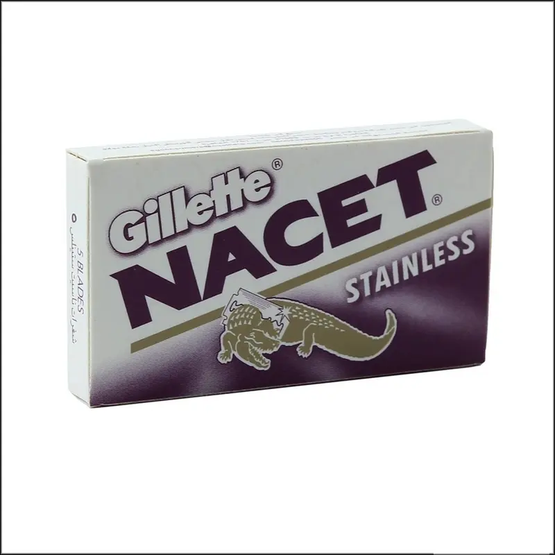 25 Lames NACET Inox à Double Tranchant – Rasage Précis | 7 O'clock