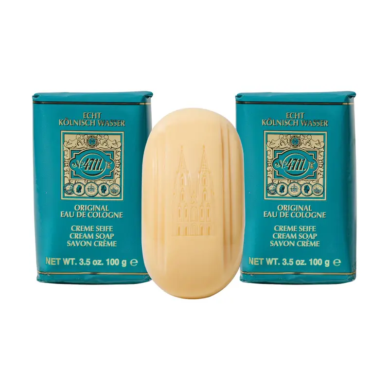 4711 Muelhens – Savon Crème 3,5 oz (Boîte de 3) – parfum fruité unisexe
