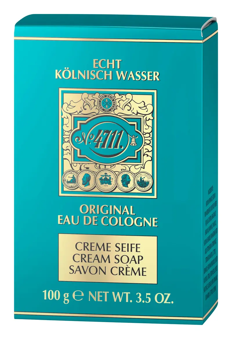 4711 Original Crème-Savon – Savon crème parfumé à l’eau de Cologne, 3,5 oz