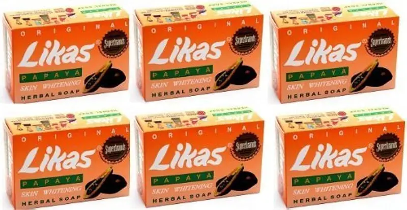 6 Savons Papaye Likas – Pack de 6 Savons Papaye