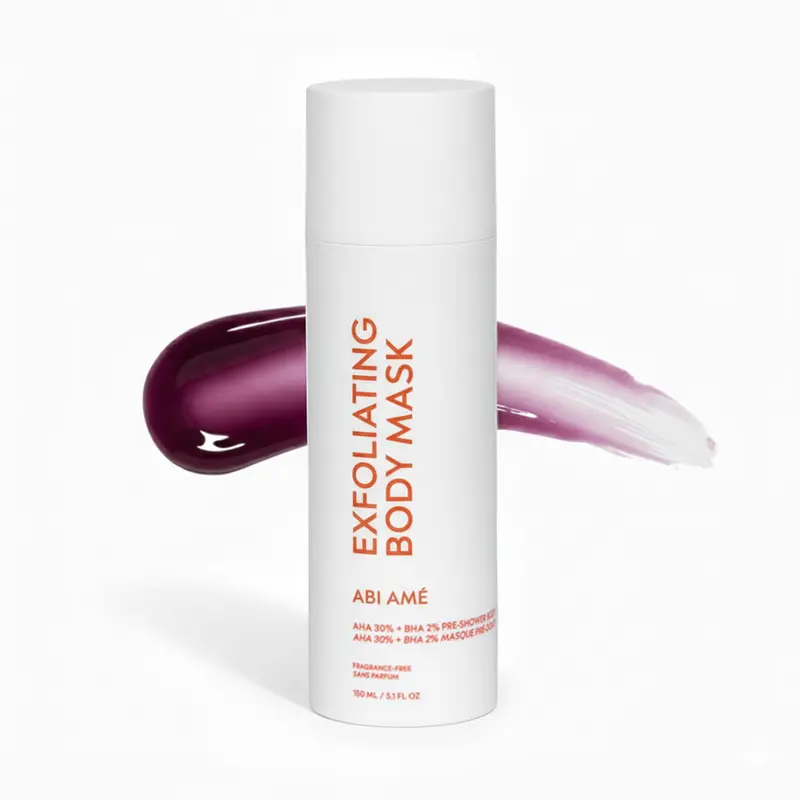 ABI AME Exfoliant Corporel Chimique 30% AHA & 2% BHA – Masque Pré-Douche 150 ml