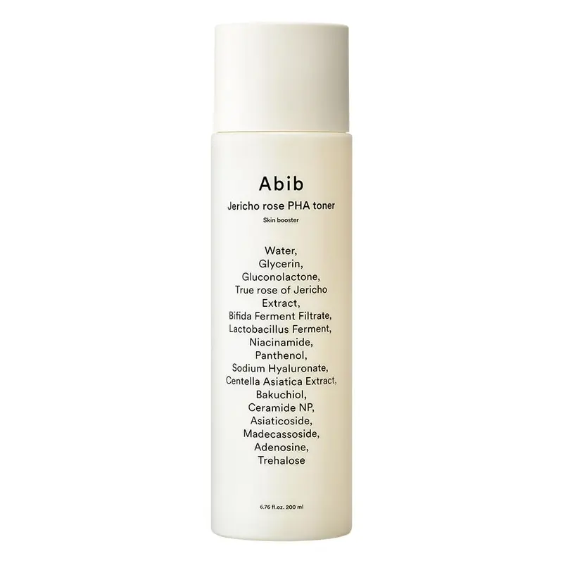 Abib Jericho Rose PHA Toner Skin Booster – Tonique hydratant pour l’élasticité et la texture – 200 ml