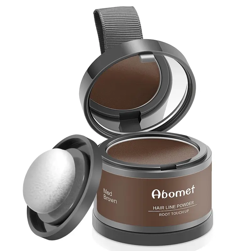 Abomet – Couverture instantanée des racines et cheveux gris | Poudre pour ligne des cheveux