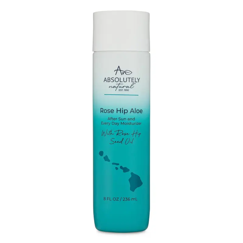 Absolutely Natural Après-Soleil Lotion & Hydratant – Aloe Vera, Huile de Rose, Vitamine E | Hydratation, Douceur et Protection - 236 ml