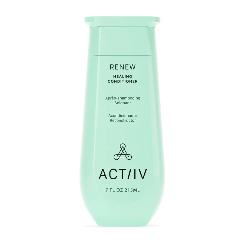 ACTIIV Renew Soin Réparateur – Après-Shampooing unisexe hydratant et fortifiant, à base de plantes, 215 mL