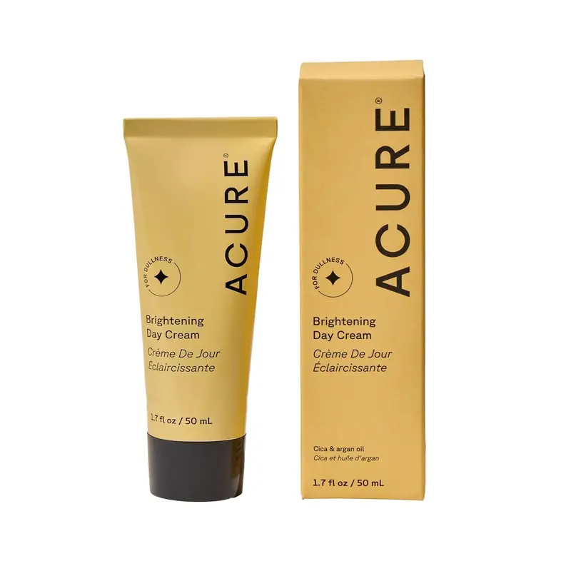 Acure Crème Jour Éclaircissante – Cica & Argan, Hydratante & Anti-âge (50 ml)