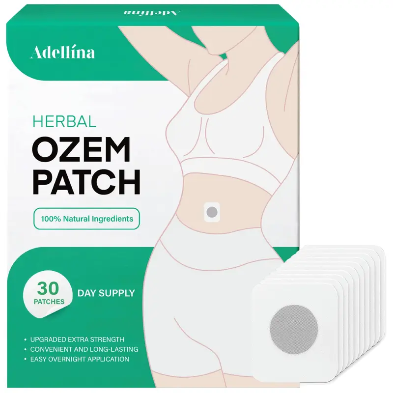 Adellina Ozempatch Patchs Bien-Être à base de plantes – Doux pour la peau (30 patchs)