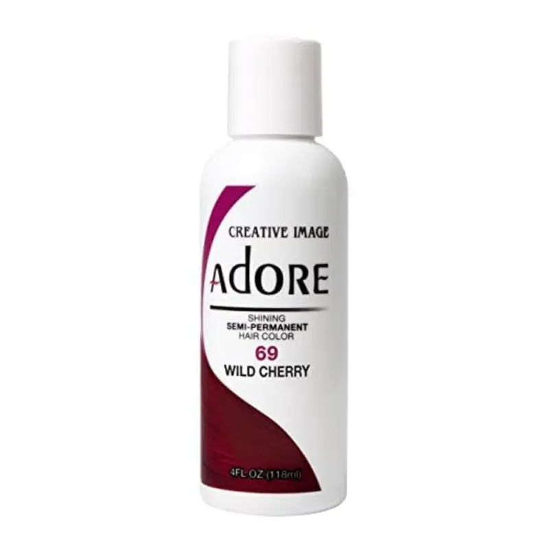 Adore Shining Teinture Cheveux Semi-Permanente 69 Wild Cherry – Vegan, Sans Ammoniaque, Fabriqué aux États-Unis