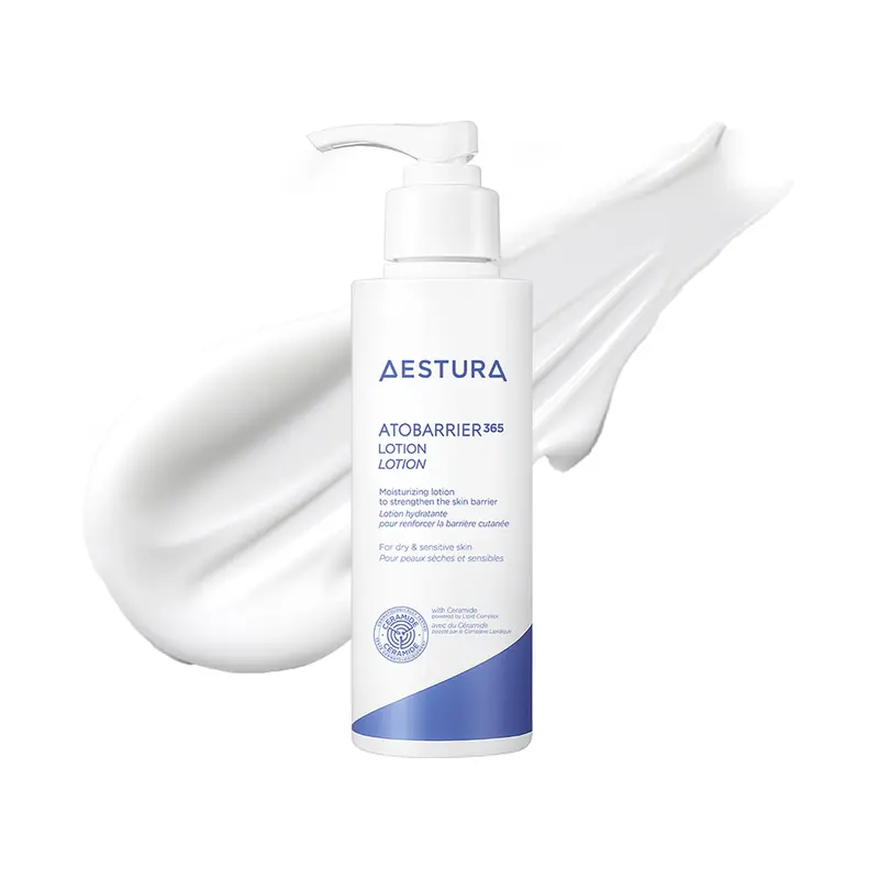 AESTURA ATOBARRIER365 Hydratant Visage Léger avec Céramides | Barrière renforcée, Hydratation rapide, Peau sèche, normale et sensible, 90 ml