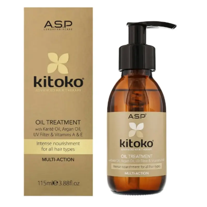 Affinage Kitoko Huile de Traitement – 110 ml avec pompe doseuse facile