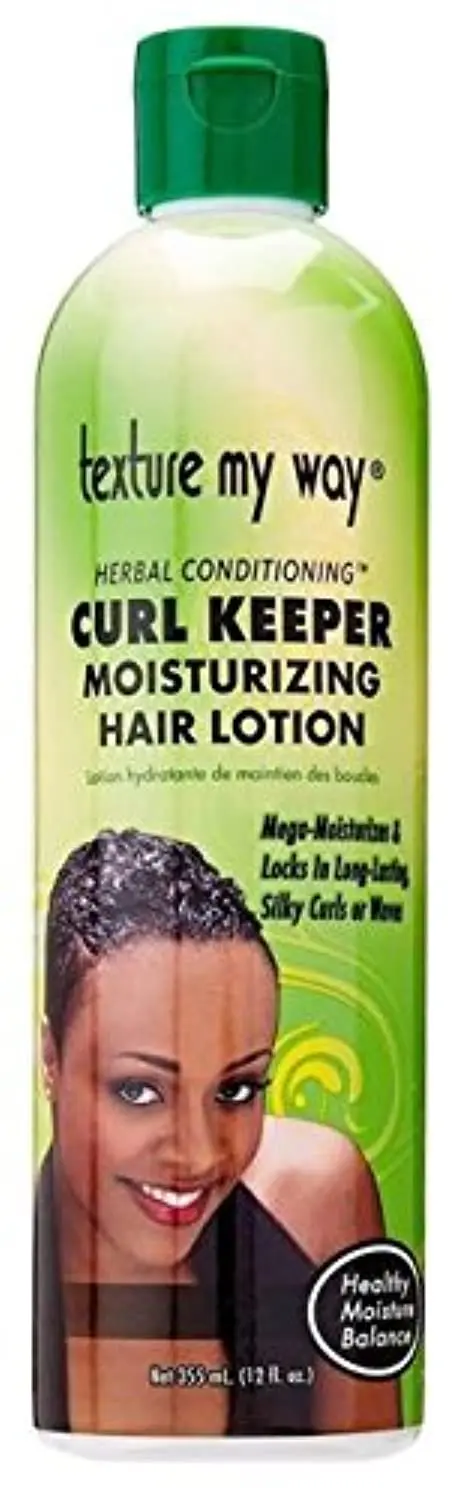 Africas Best Orig Texture My Way Curl Keeper Lotion – Hydratation pour cheveux bouclés et texturés, 354 ml