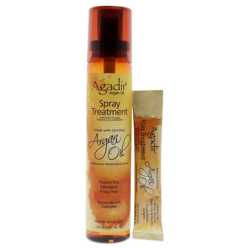 AGADIR Spray Traitement à l’Huile d’Argan – 151 ml | Hydrate, Protège et Brille
