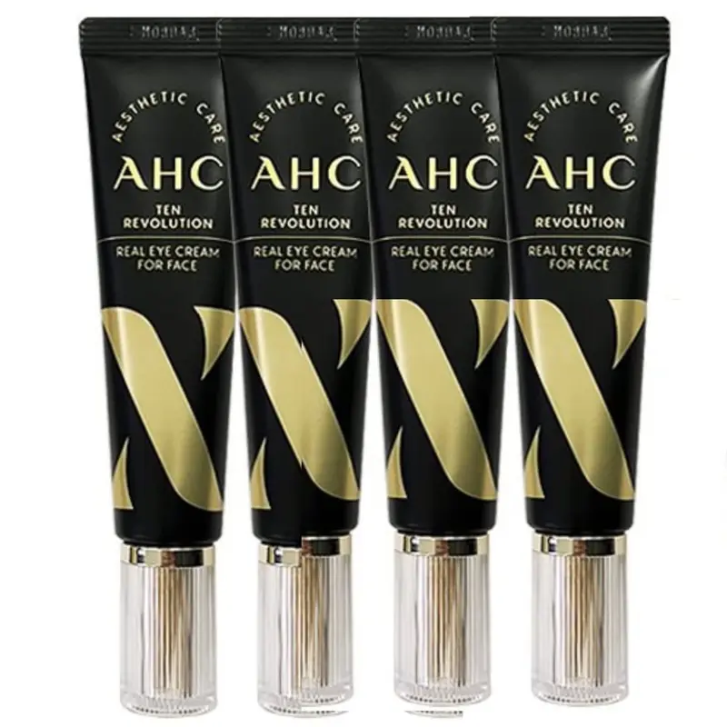 AHC TEN Revolution Real Eye Cream pour le visage – 4 tubes de 30 ml