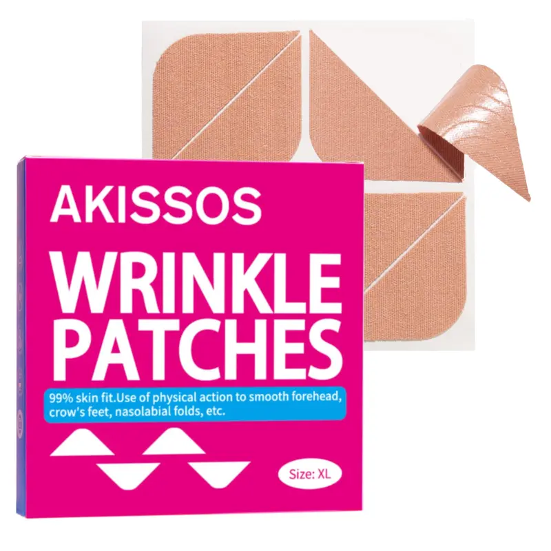 Akissos Patch Anti-Rides Visage – 80 Pièces, Version Mise à Jour, Multi-Zones Nuit