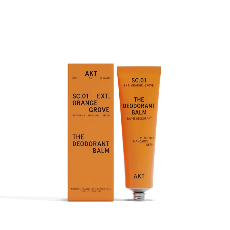 AKT Déodorant Baume – 50 ml, Déodorant Naturel sans Aluminium, Polyvalent, Sans Plastique, Orange Grove, Pour Hommes et Femmes