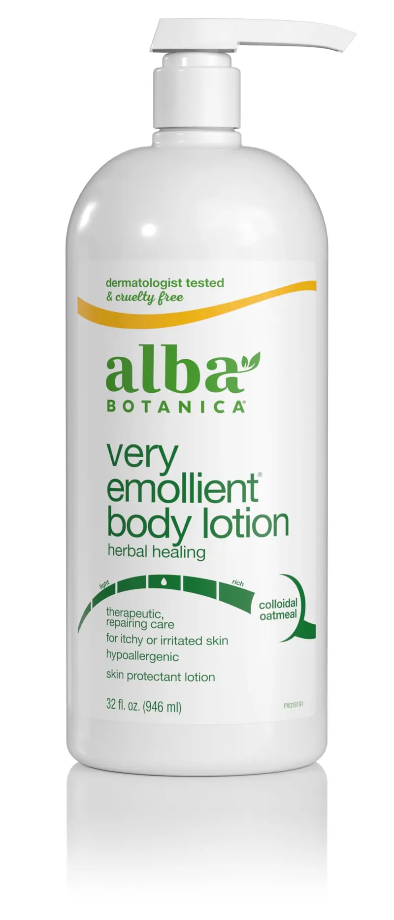 Alba Botanica Lotion Corporelle Émolliente – Guérison à base de plantes, 946 ml (Conditionnement susceptible de varier)
