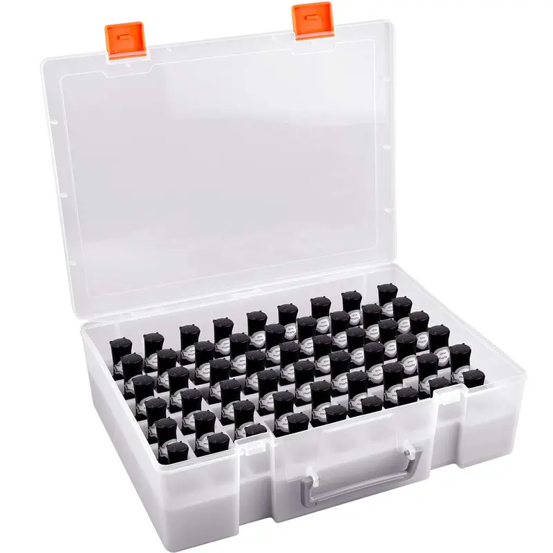 ALCYON Porte-vernis universel et Organisateur – 54 Bouteilles – Boîte Transparente