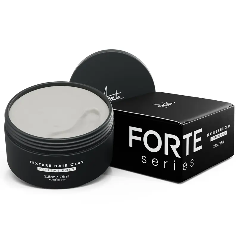 Alex Costa Argile Coiffante pour Hommes – Maintien Extrême, Texture et Volume | Forte Series
