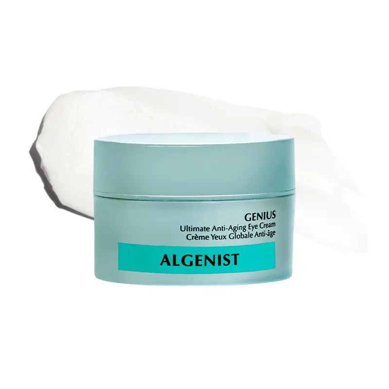Algenist GENIUS Crème Contour des Yeux – Anti-âge Hydratante avec Acide Alguronique et Huile de Microalgues (0,5 oz)