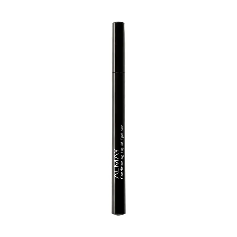 Almay Eyeliner Liquide Conditionneur – Longue Tenue, Waterproof, Hydratant, Noir 10, 0,03 oz