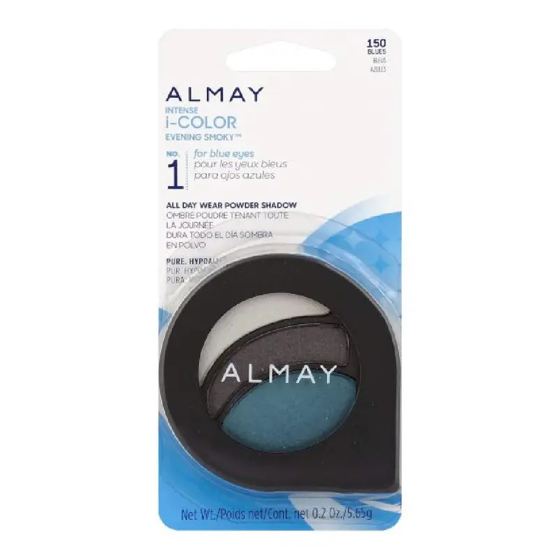 Almay Intense i-Color Bleus Fumés du Soir – Palette Yeux Bleus Éclatants et Durables