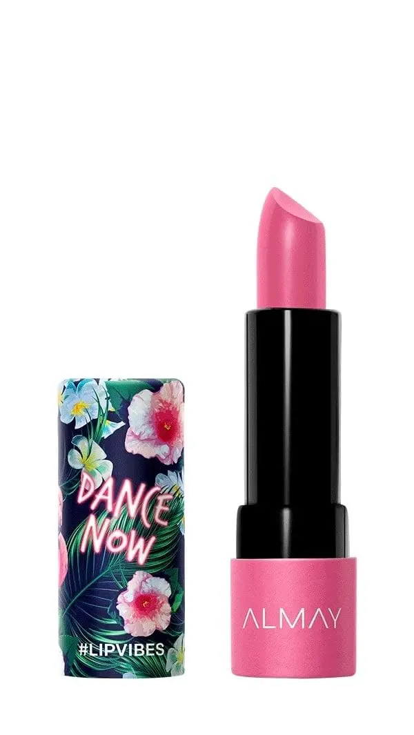 Almay Lip Vibes – Rouge à Lèvres, fini mat/crème, hypoallergénique, vitamine E & karité – Dance Now