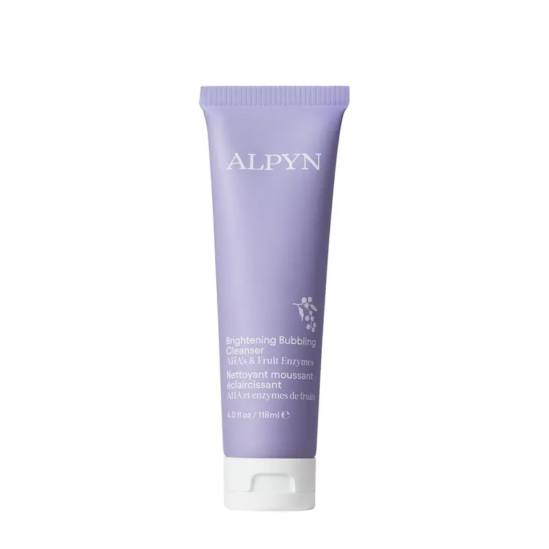 Alpyn Beauty Nettoyant Crème Moussante aux Enzymes de Fruits – 4 oz / 118 ml