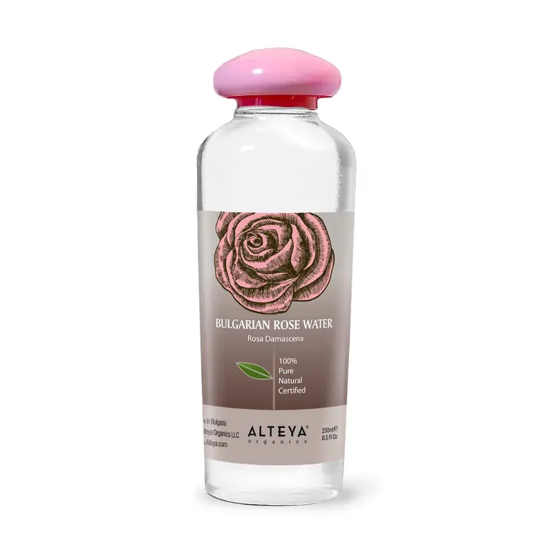Alteya Organics Eau de Rose Tonique Visage 500 mL – Rosa Damascena Bulgare, Flacon BPA-Free