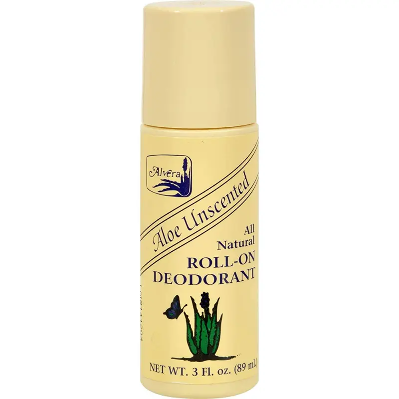Alvera Déodorant Roll-On Naturel Aloe Sans Parfum – 90 ml (lot de 6)