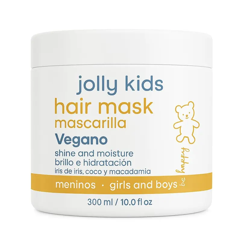 AMAZÓNICA BELEZA AMABELLE Masque Capillaire Jolly Kids | Végan | Hydrate et Nourrit | Pour Tous Types de Cheveux des Enfants | 10 Oz