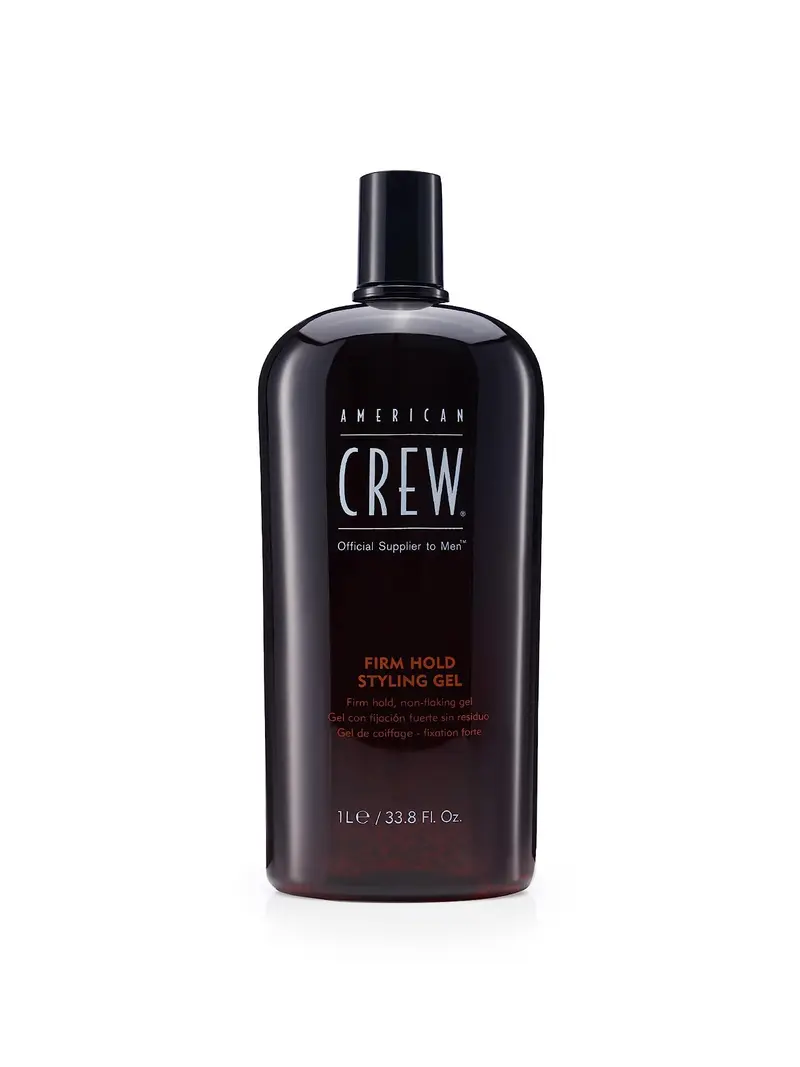AMERICAN CREW Gel Coiffant Homme – Fixation Forte, Brillance Élevée, 33,8 fl oz