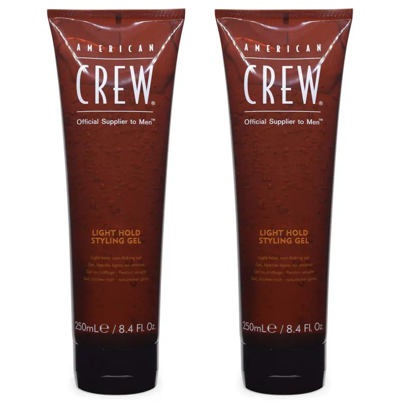 AMERICAN CREW Gel Coiffant Léger 250 ml - Pack de 2