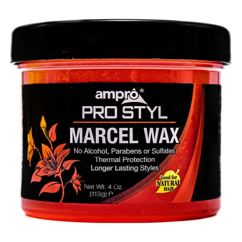 AmPro Marcel Wax – Maintien puissant, sans alcool ni parabènes – 4 oz