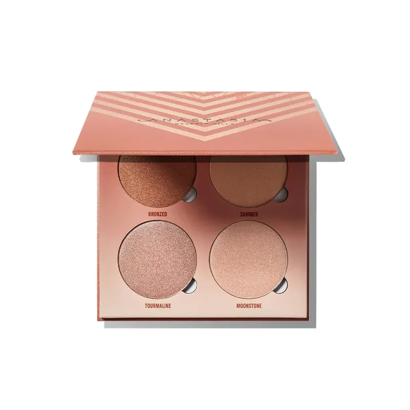 Anastasia Beverly Hills Glow Kit Sun Dipped – Palette de poudres illuminatrices (4 teintes)
