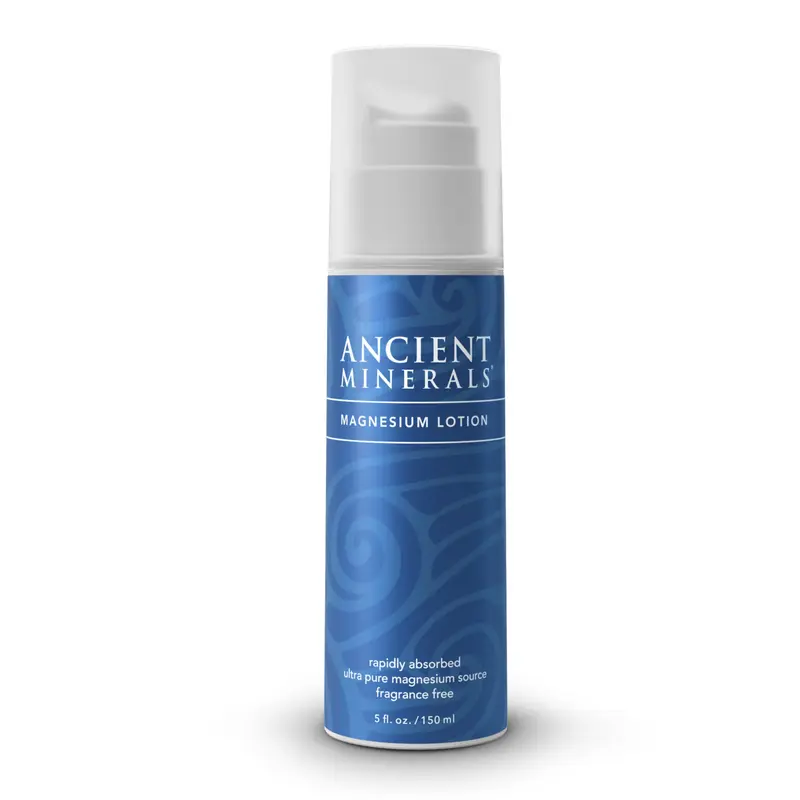 Ancient Minerals Lotion Magnésium – Zechstein, Beurre de Karité, Huiles Biologiques & Acide Hyaluronique, Hydratation Non Grasse, 150 ml