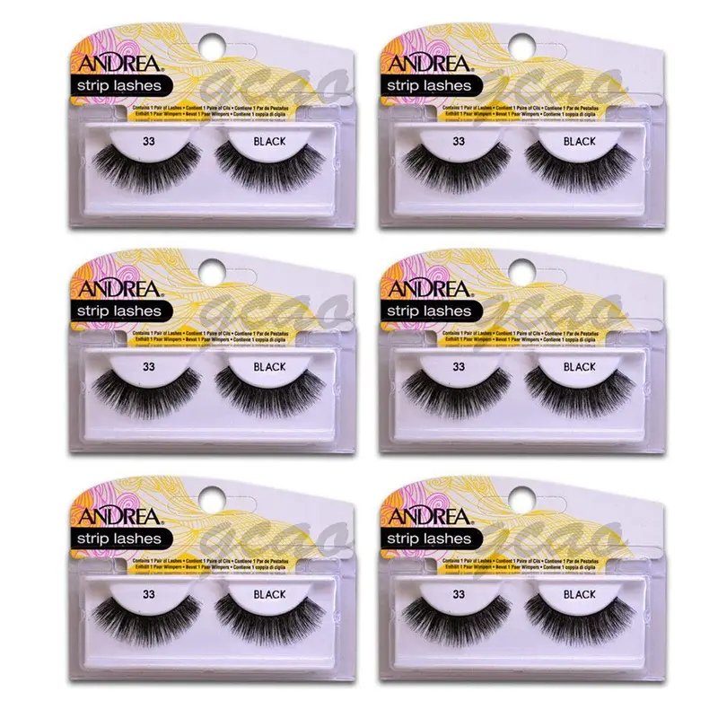 Andrea Cils en Bande Noir [33] – Lot de 6, faciles et confortables