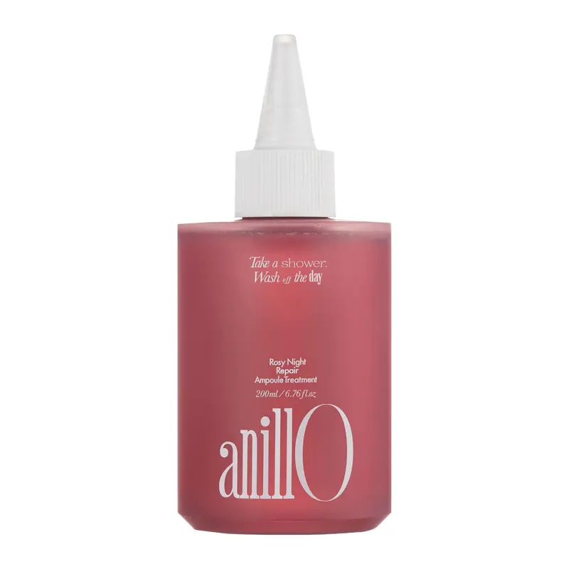 ANILLO Rosy Night – Ampoule Soin Cheveux Endommagés (200 ml) | Réparation Eau-Crème, Peptides et Acides aminés