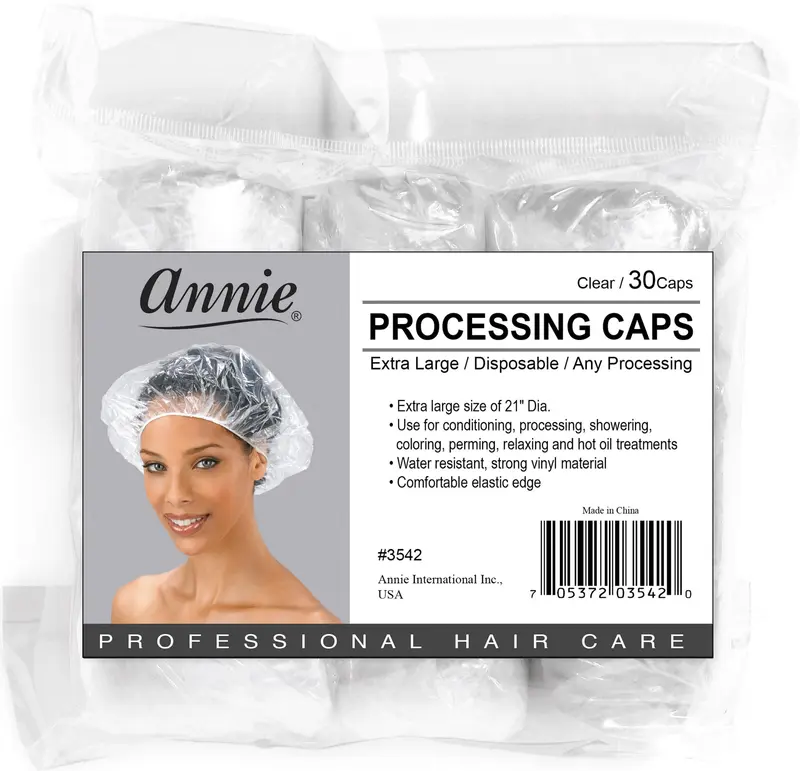 ANNIE Capuchons de traitement Extra Large Clairs – 100 Caps (1 paquet)