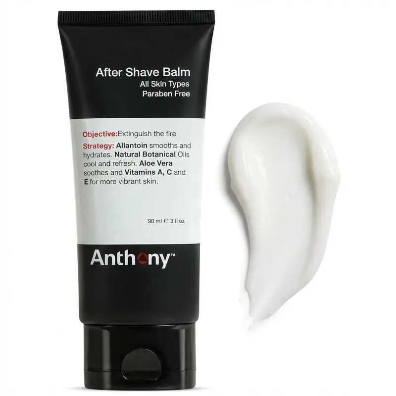 Anthony Baume Après-Rasage pour Homme – Frais et Hydratant avec A, C & E, Aloe Vera et Extraits Botaniques | 90 ml