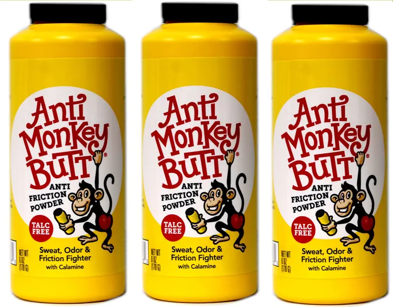 Anti Monkey Butt — Poudre corporelle pour hommes | Absorption de la transpiration et confort durable