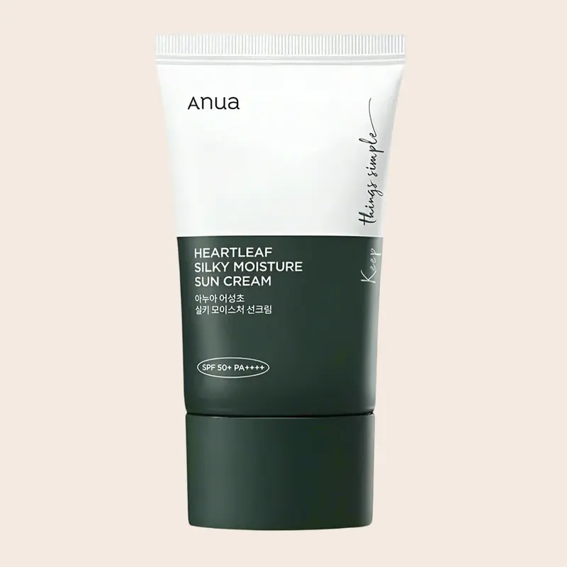 Anua – Crème Solaire Hydratante au Heartleaf SPF50+/PA