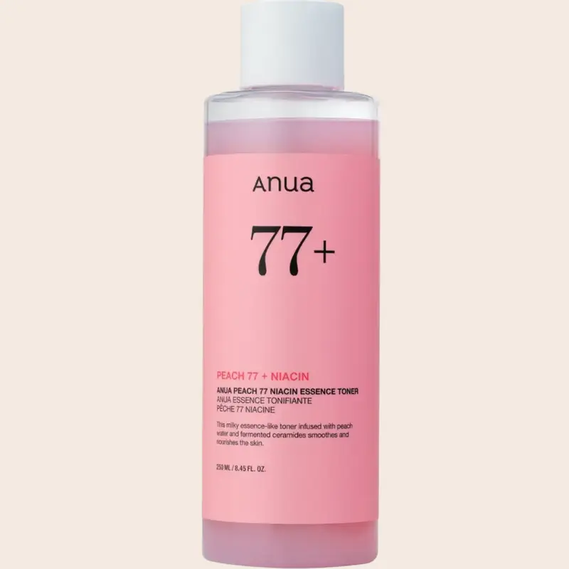 Anua - Tonique-essence hydratant à la pêche 77 % et Niacinamide