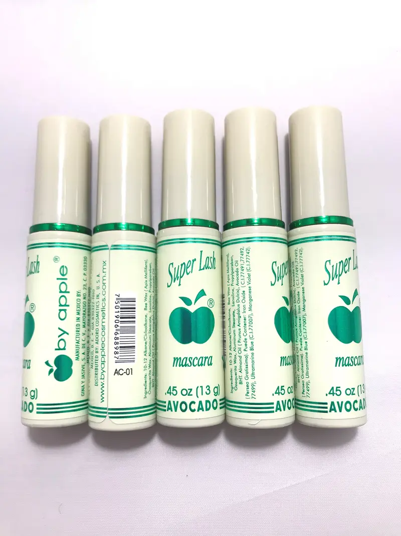 APPLE COSMETIC Mascara Super Lash Avocado Noir – Lot de 5 pièces