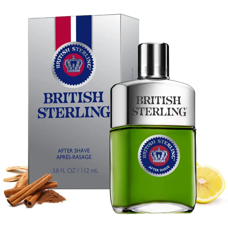 Après-rasage British Sterling pour hommes - Dana, 3,8 oz (112 ml)