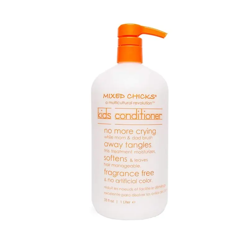 Après-shampooing Doux Mixed Chicks pour Enfants – Huile de Carthame, Démêlage et Douceur, 1 L