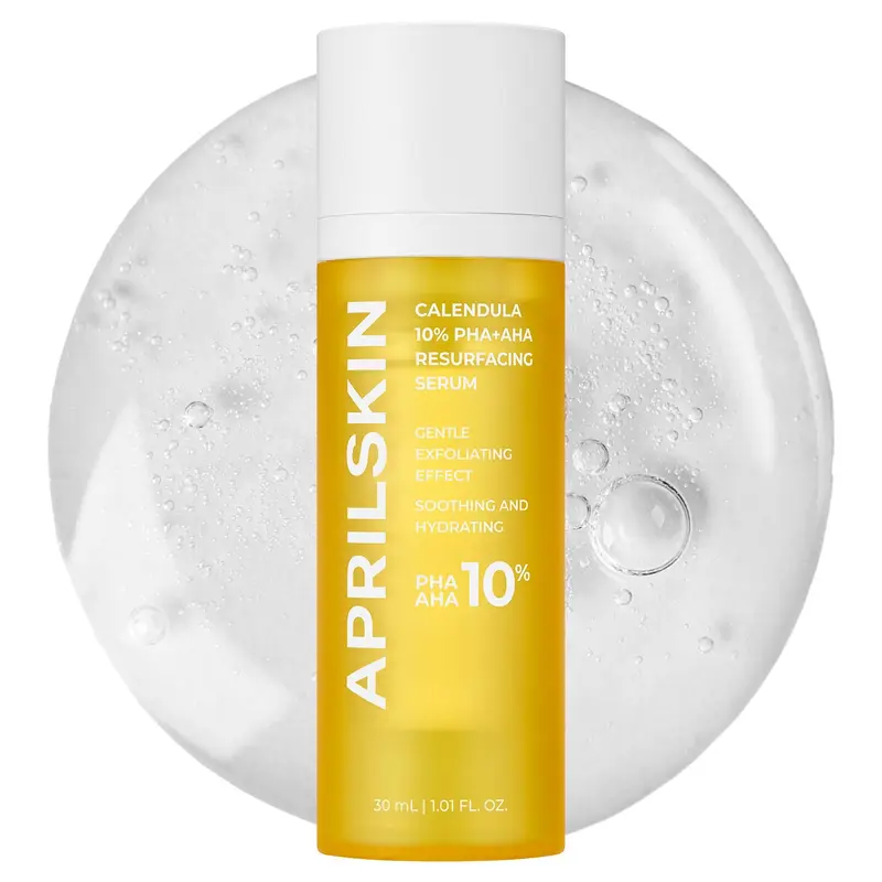 APRILSKIN Calendula 10% PHA+AHA – Sérum resurfaçant végan et sans cruauté