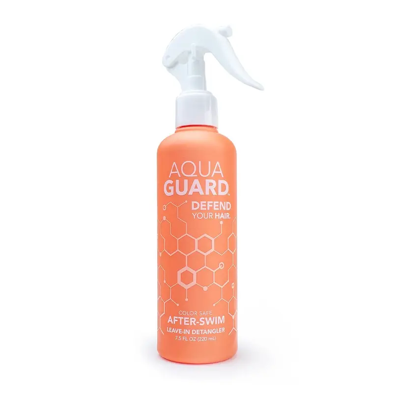 AQUA GUARD Démêlant Sans Rinçage Après-Baignade – UV, Végan, Sans Parabènes, Protège les couleurs, Certifié Leaping Bunny