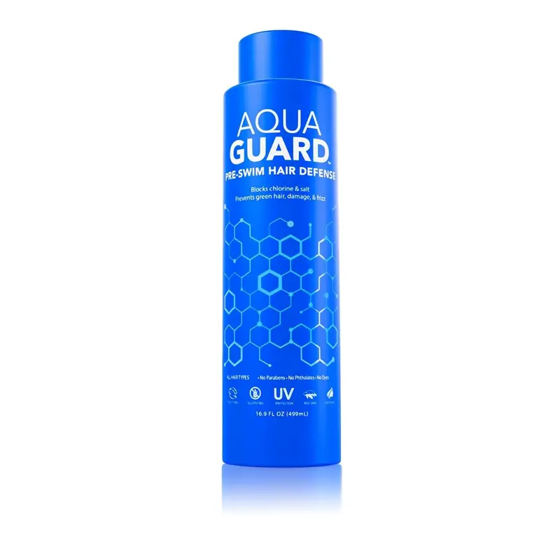AQUA GUARD Pré-Nage Capillaire Famille | Bouclier Chloré + Douceur | Fabriqué en Californie | 16,9 oz