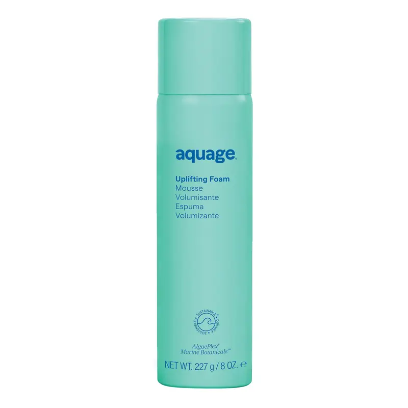 Aquage Mousse-volume légère – Coiffage sans poids, Cheveux mouillés ou secs | 8 oz